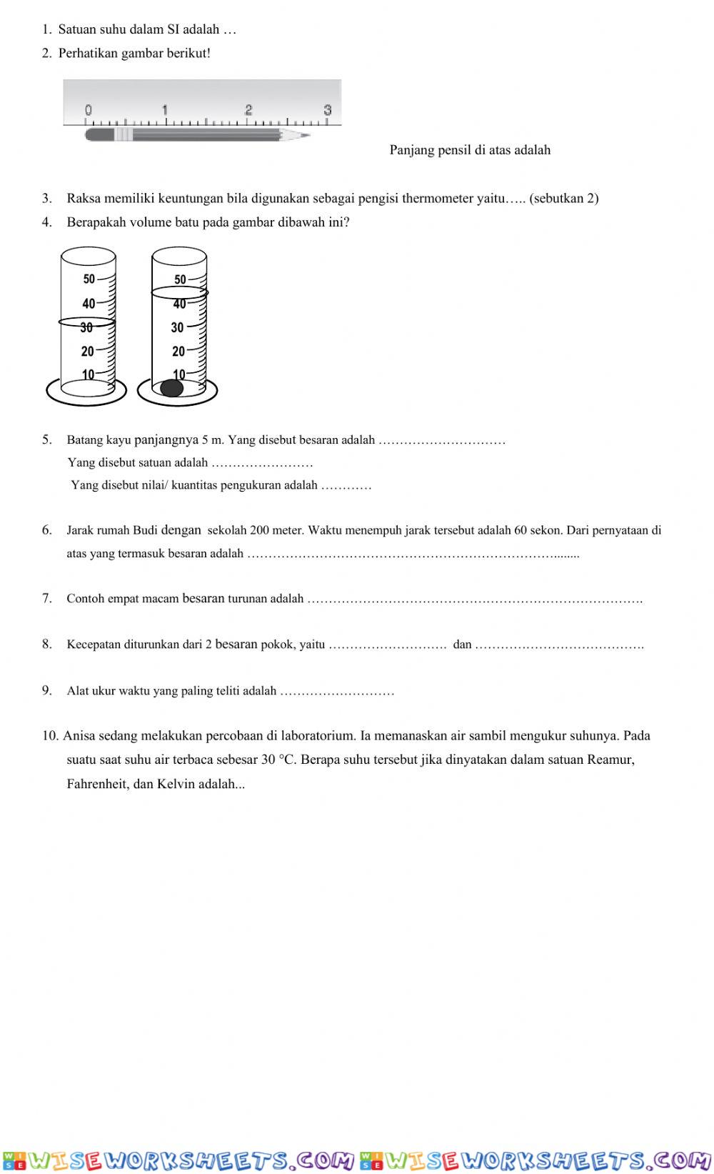 worksheet