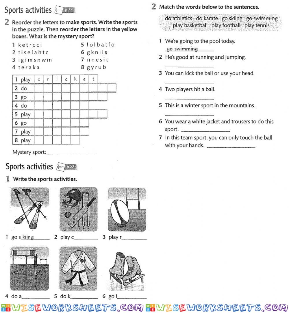 worksheet