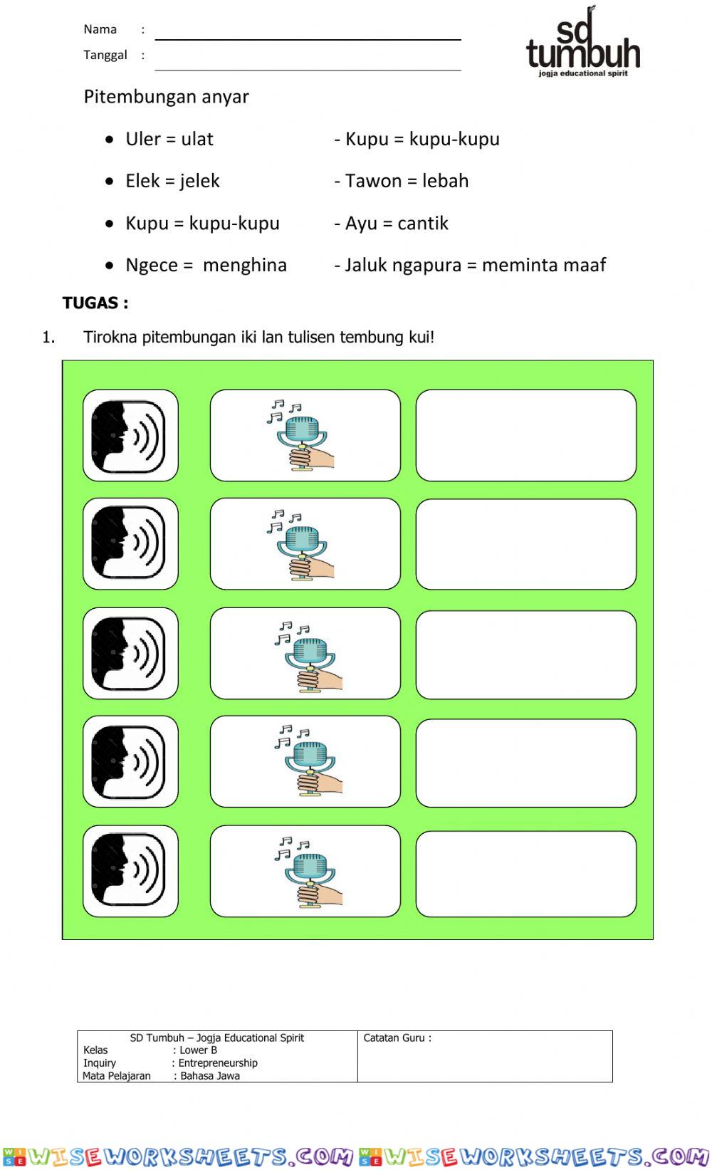 worksheet