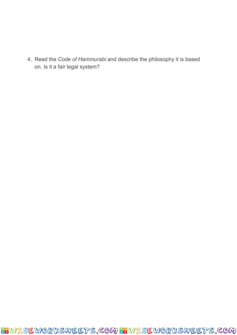worksheet