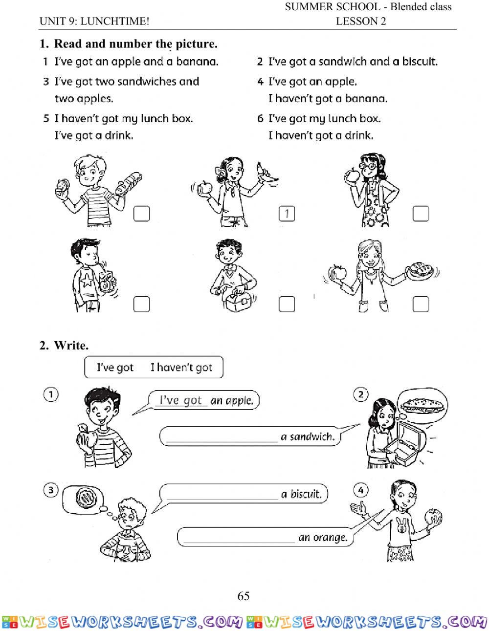 worksheet