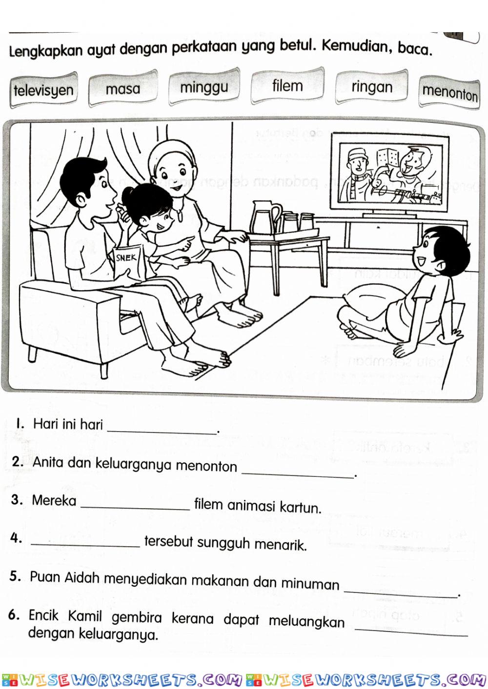 1 hari minggu bersama keluarga