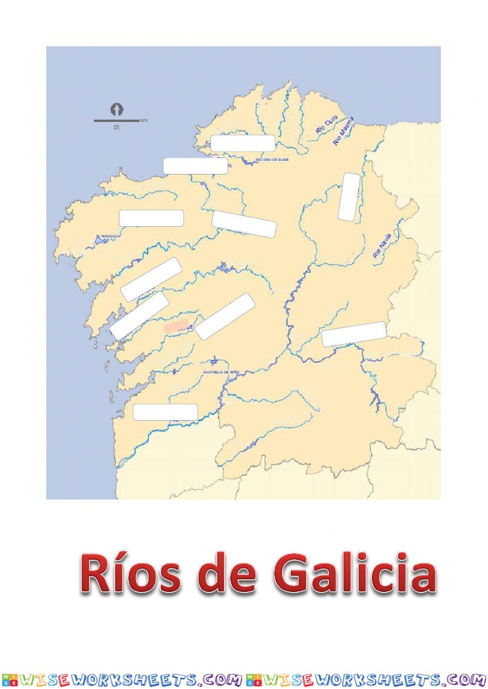 Ríos de Galicia 4º primaria