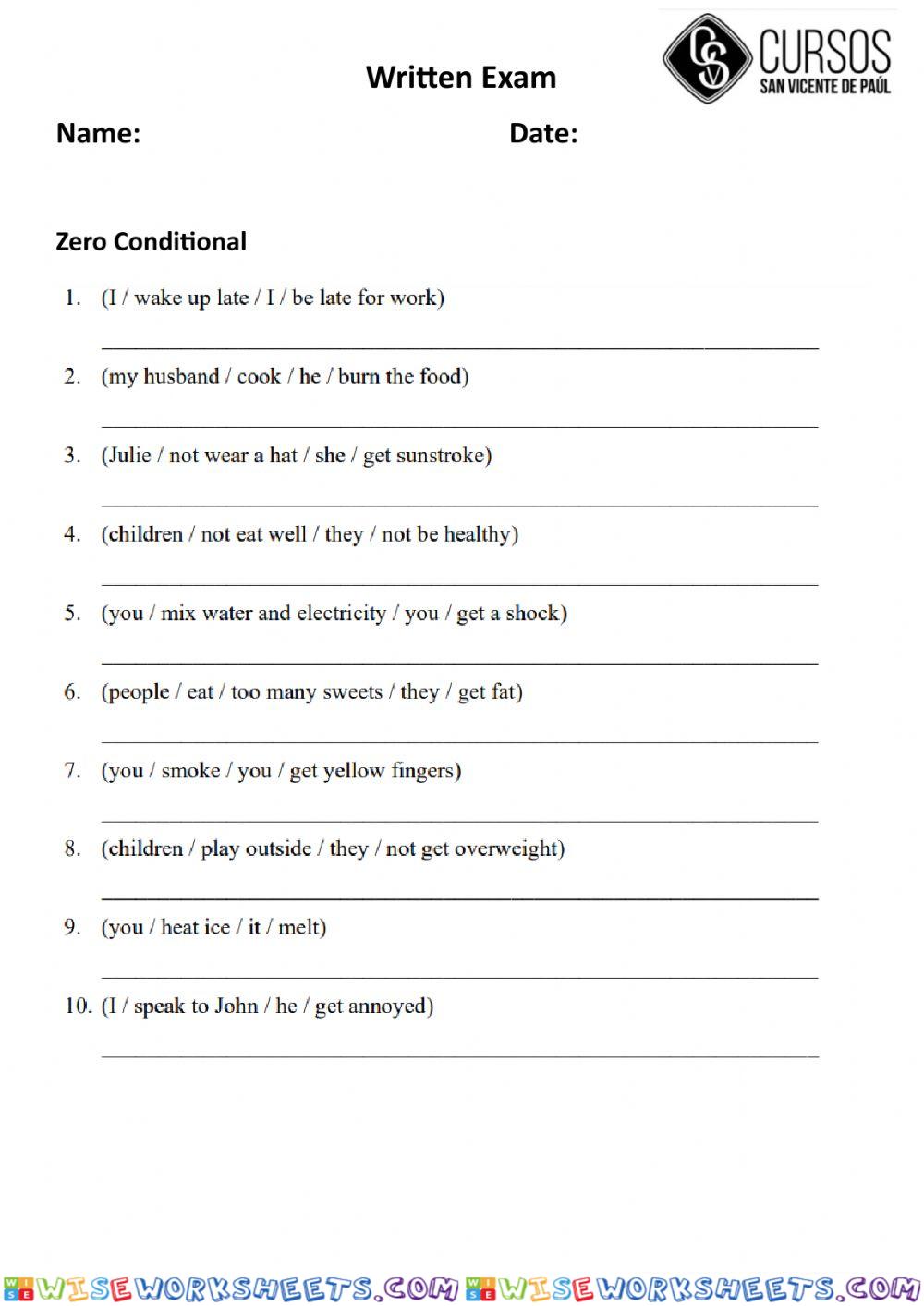 Written Exam 5