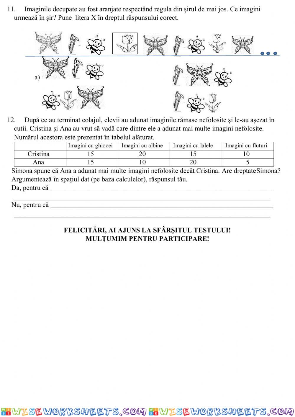 worksheet