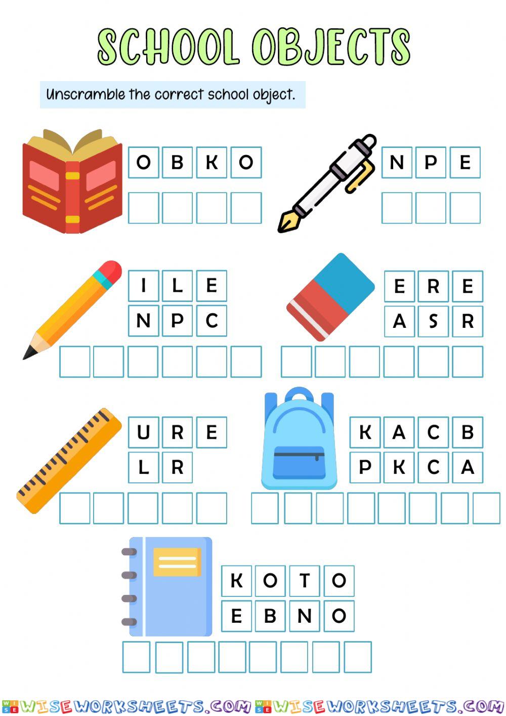 School Objects