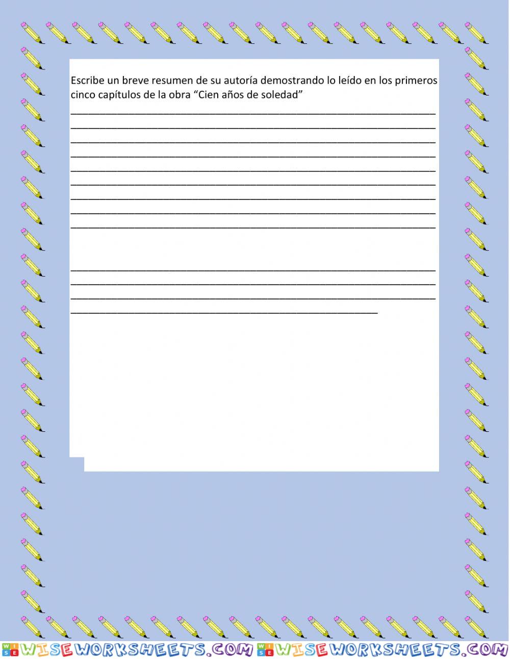 worksheet