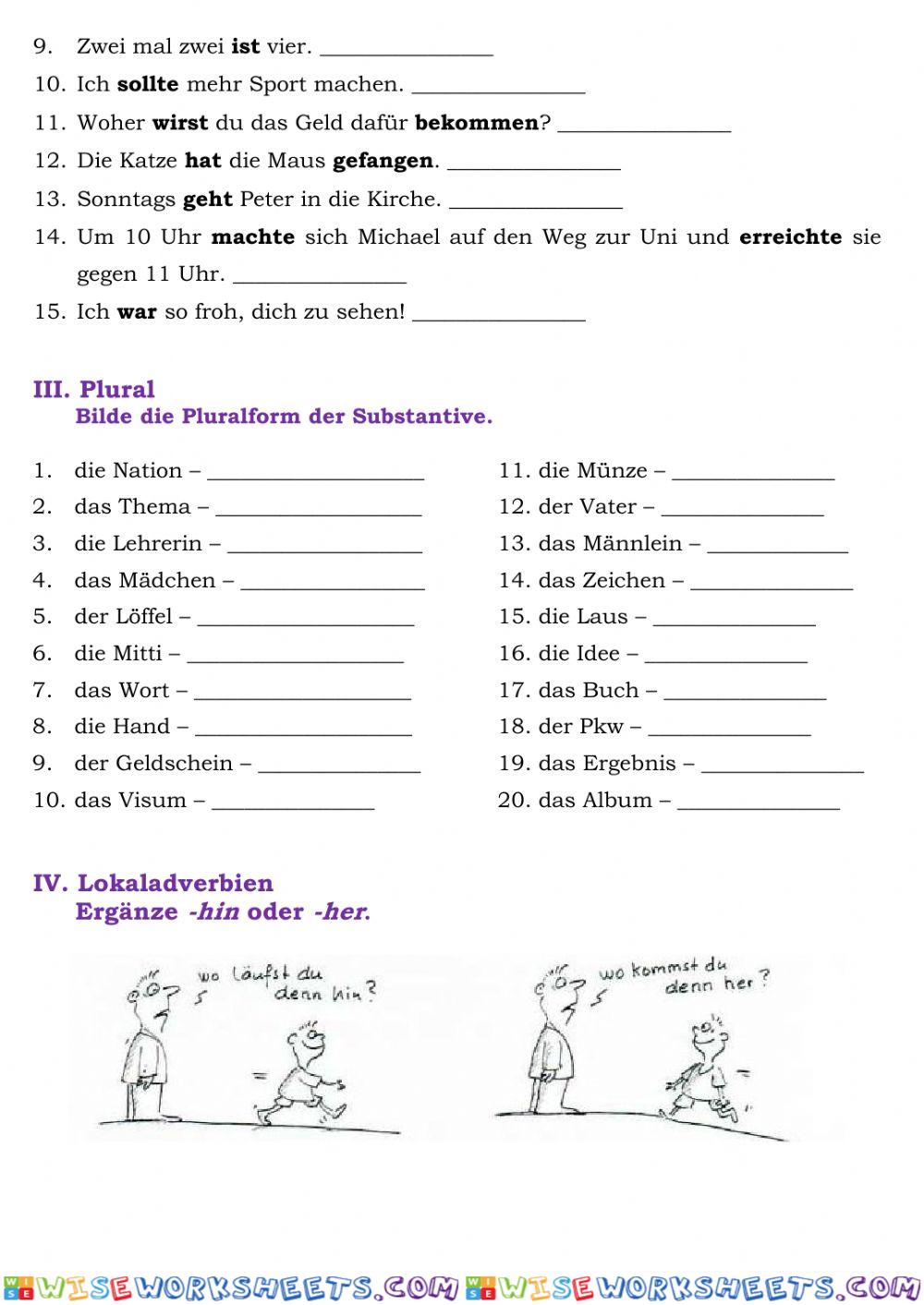 worksheet