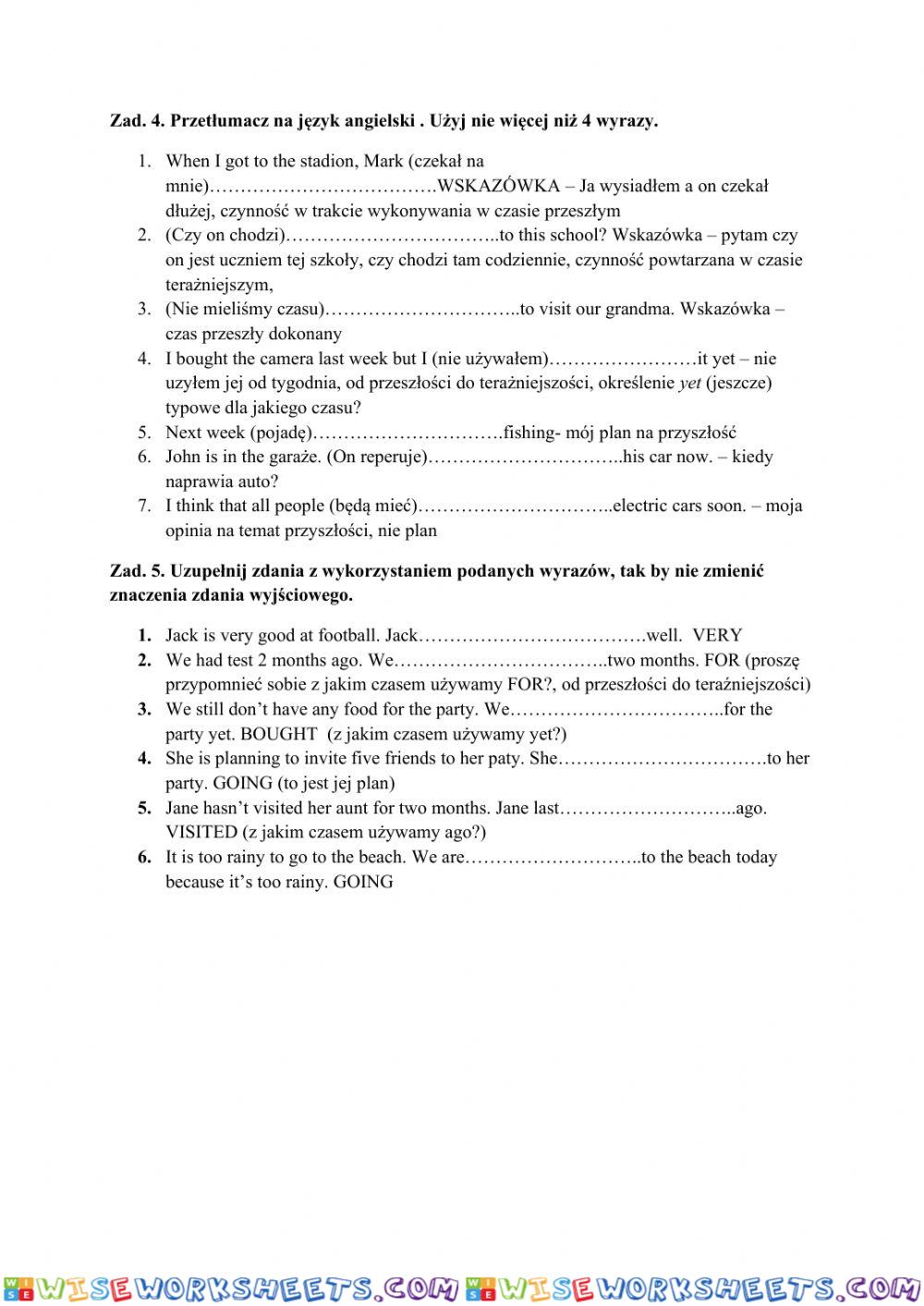 worksheet