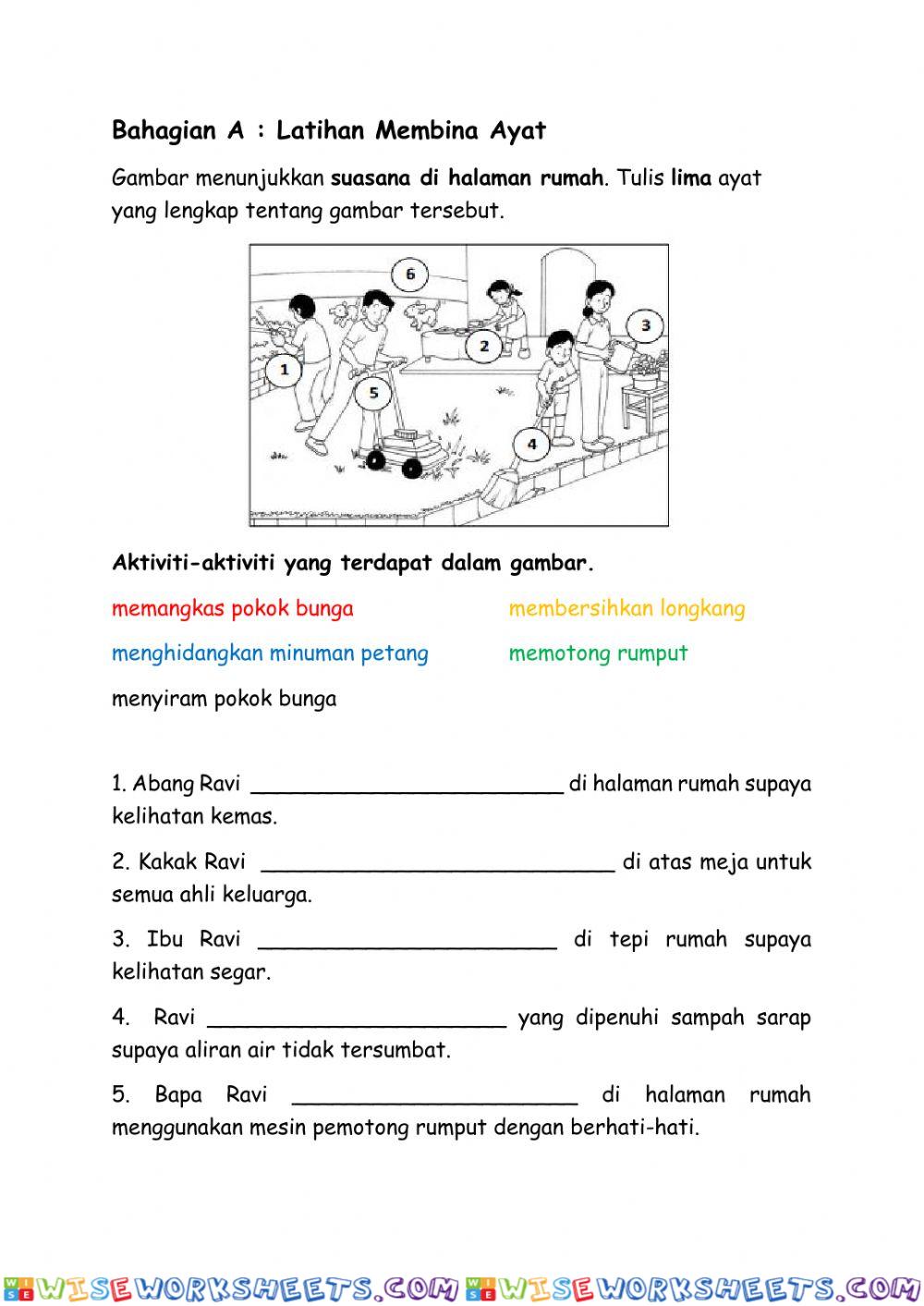 Latihan Bina Ayat (Bahagian A)