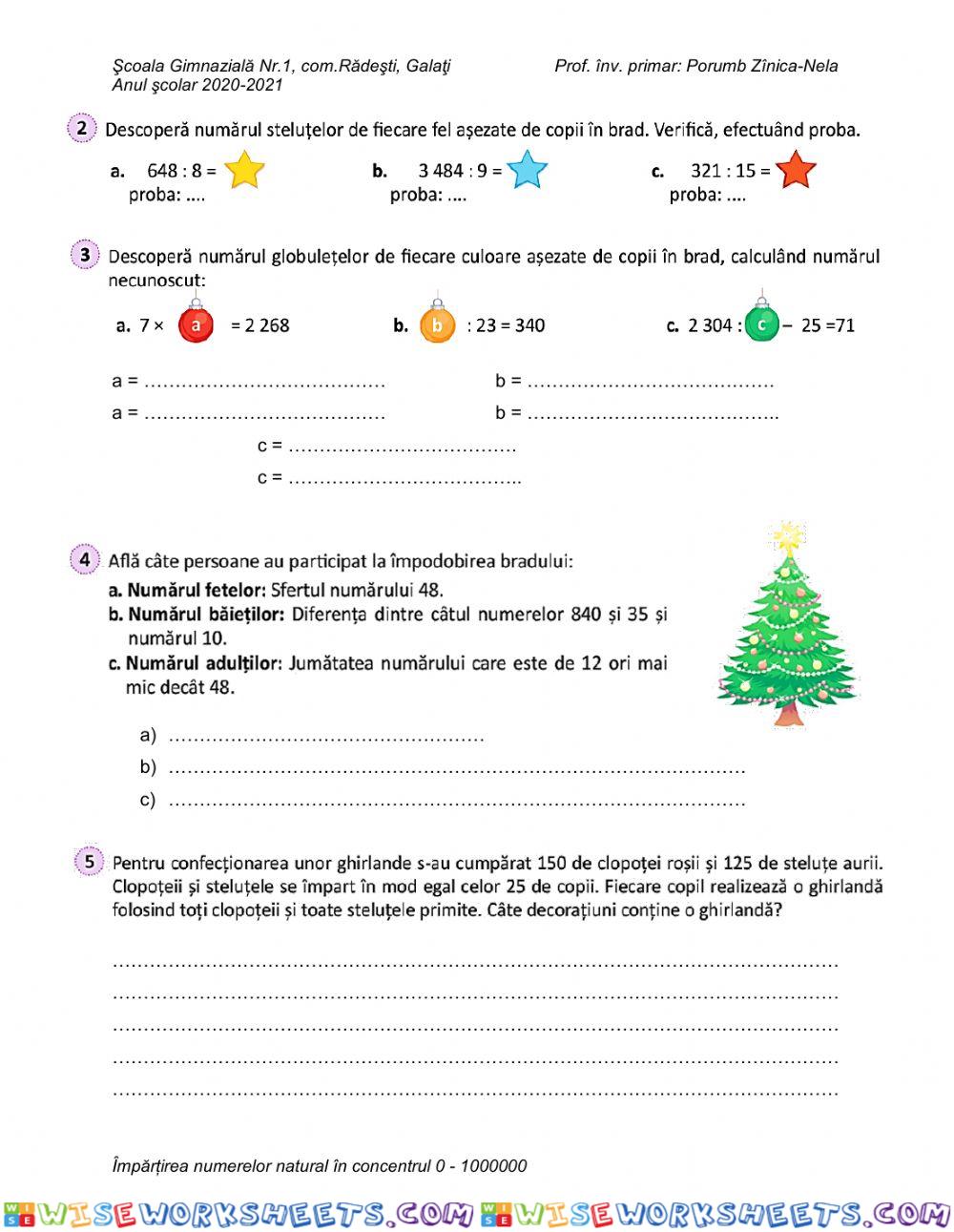 worksheet