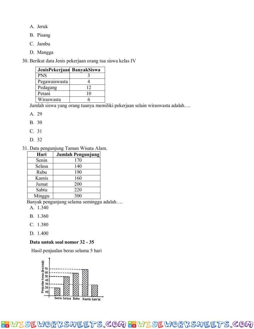 worksheet