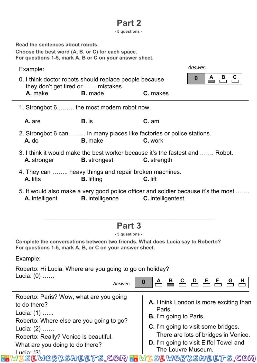 worksheet