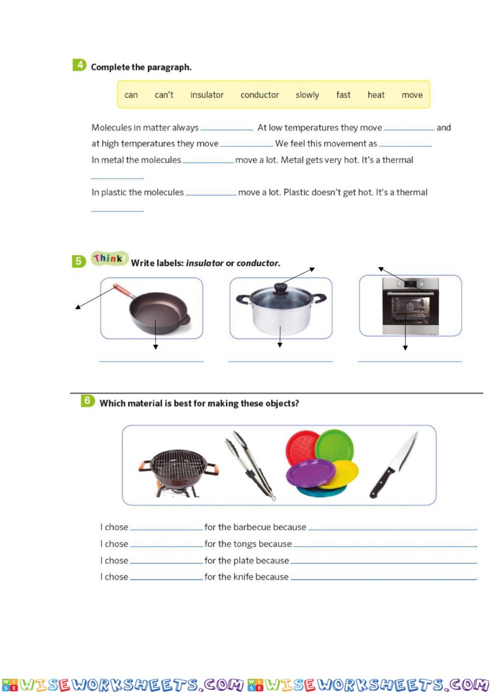 Review conductors and insulators