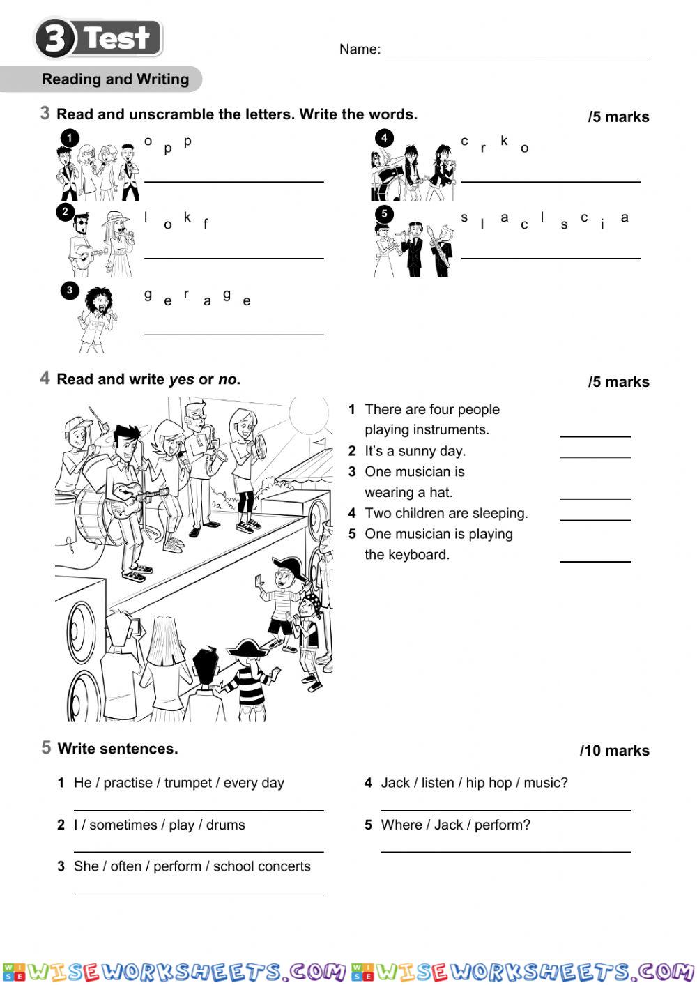 worksheet