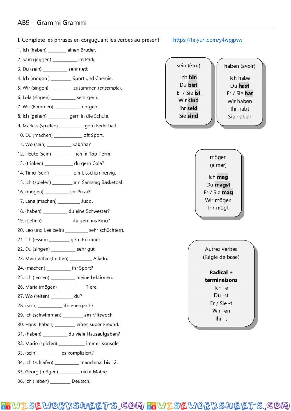 worksheet