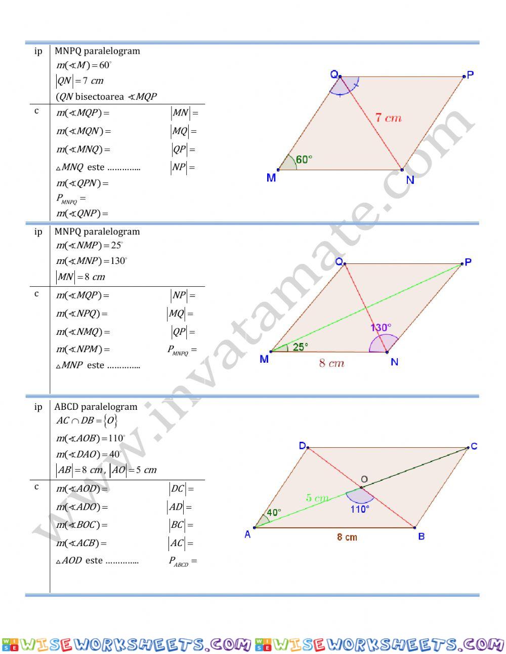 worksheet