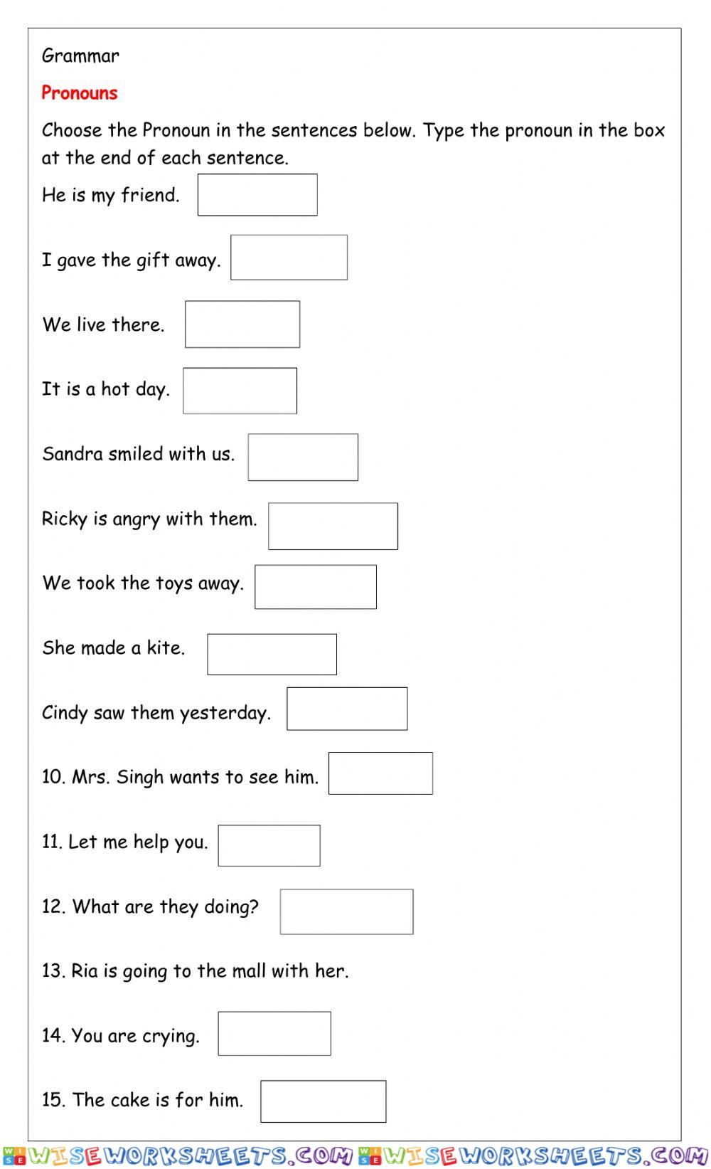 Pronouns