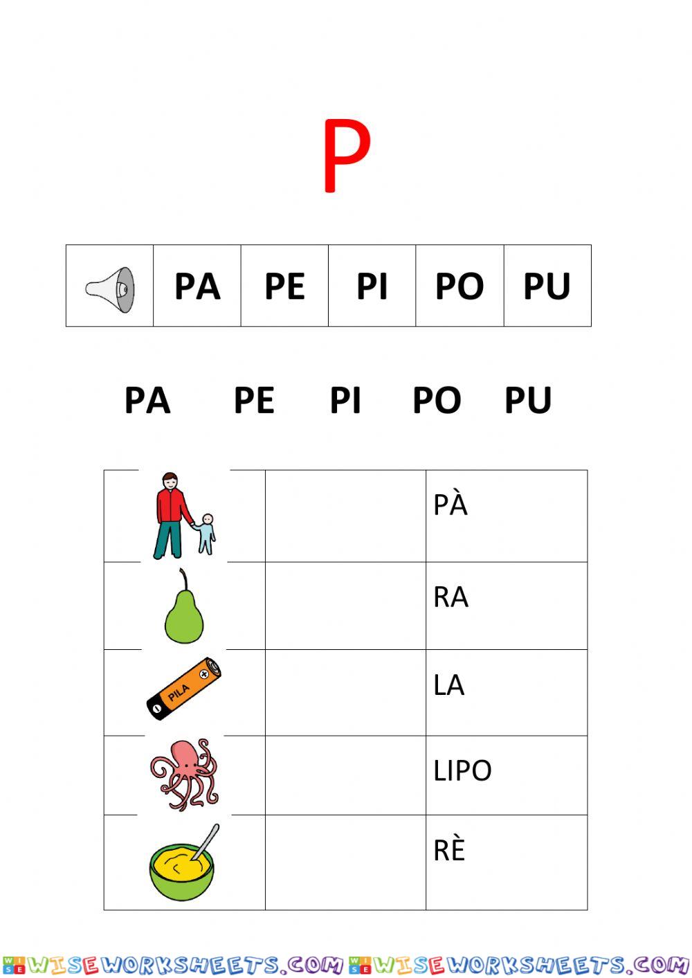 worksheet