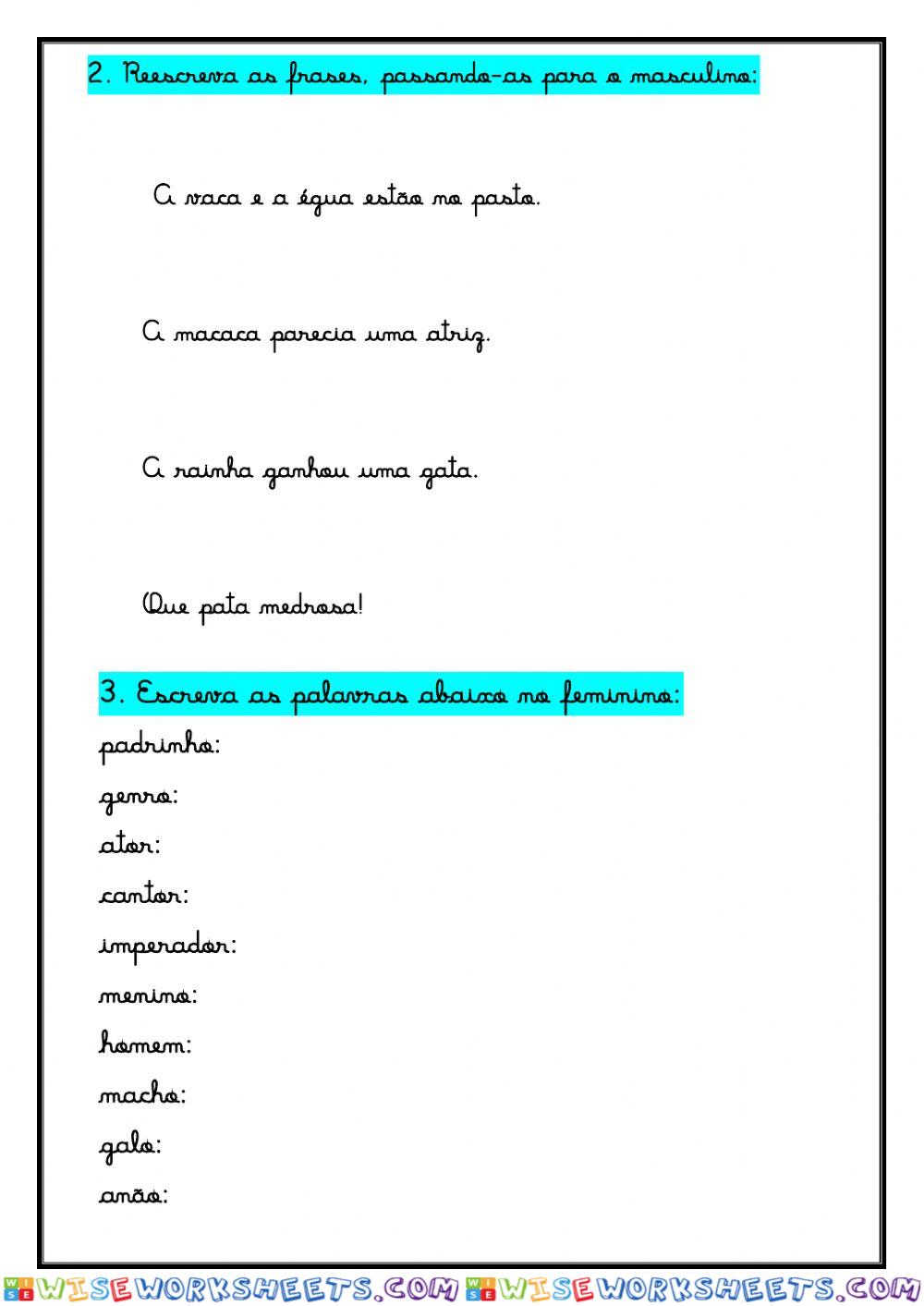 worksheet
