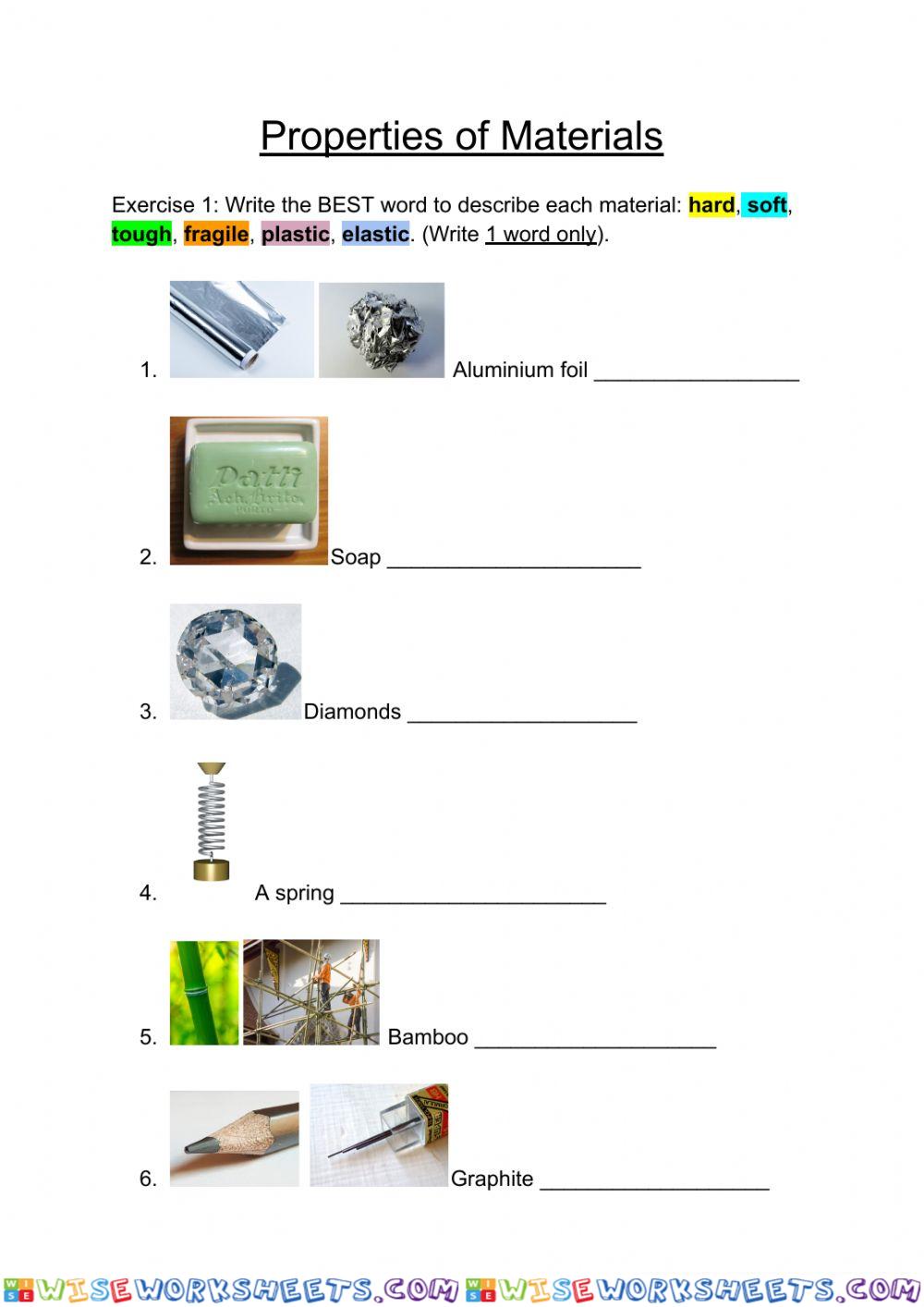 Properties of Materials