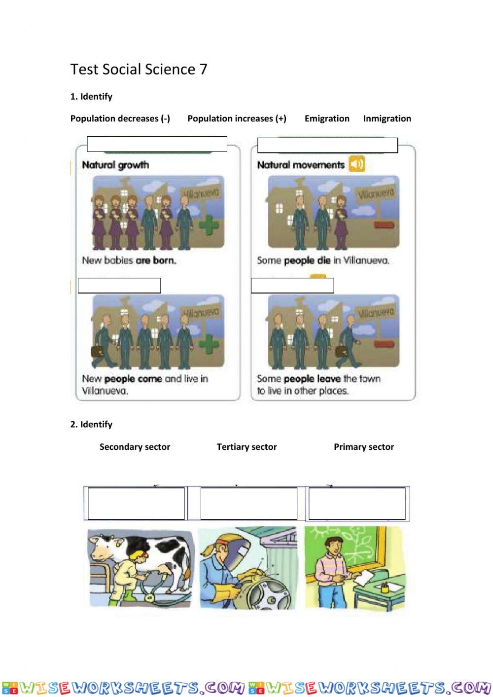 Population and work