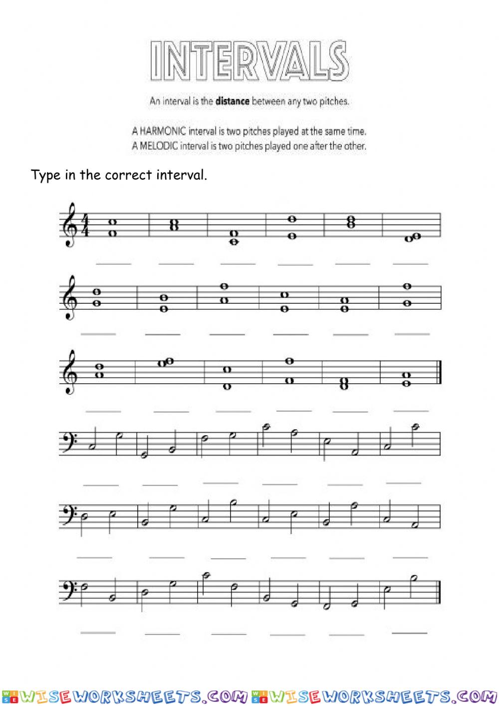 Intervals