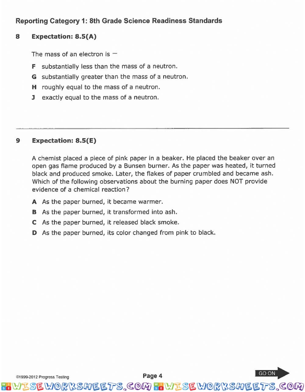 worksheet