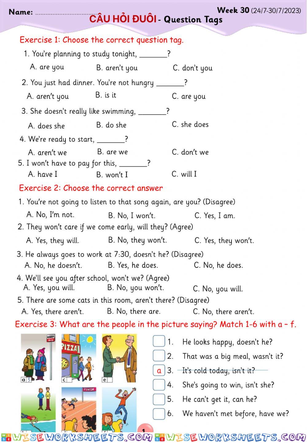 worksheet