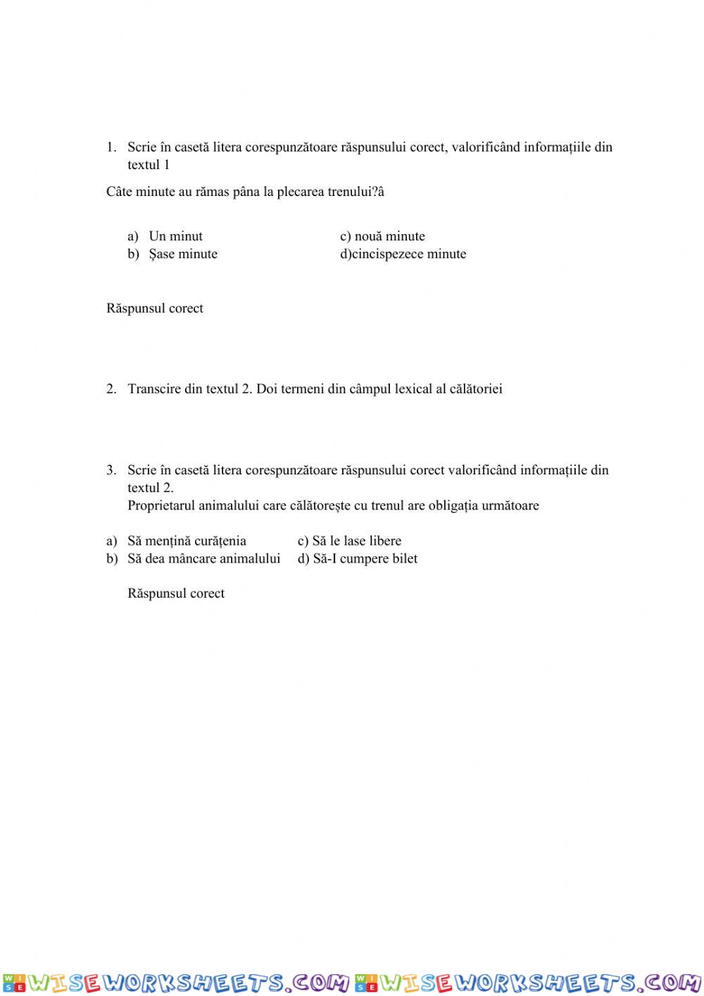 worksheet