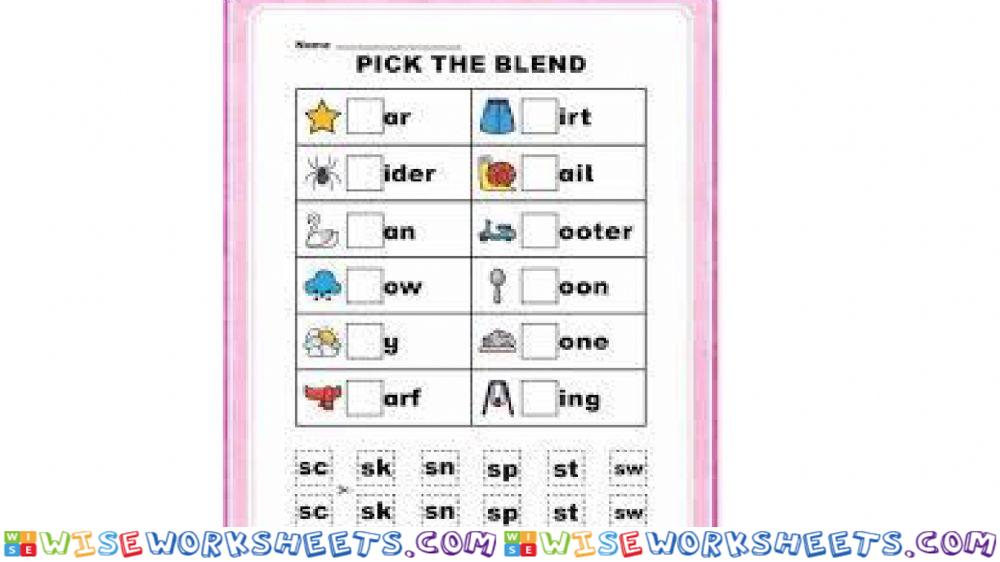 worksheet