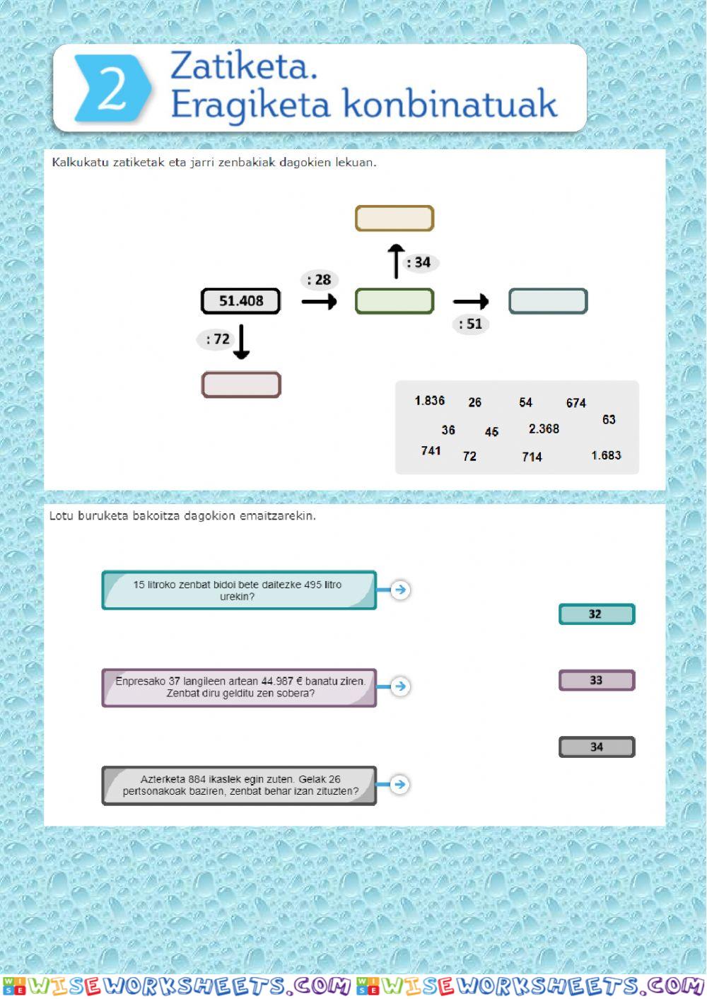 worksheet