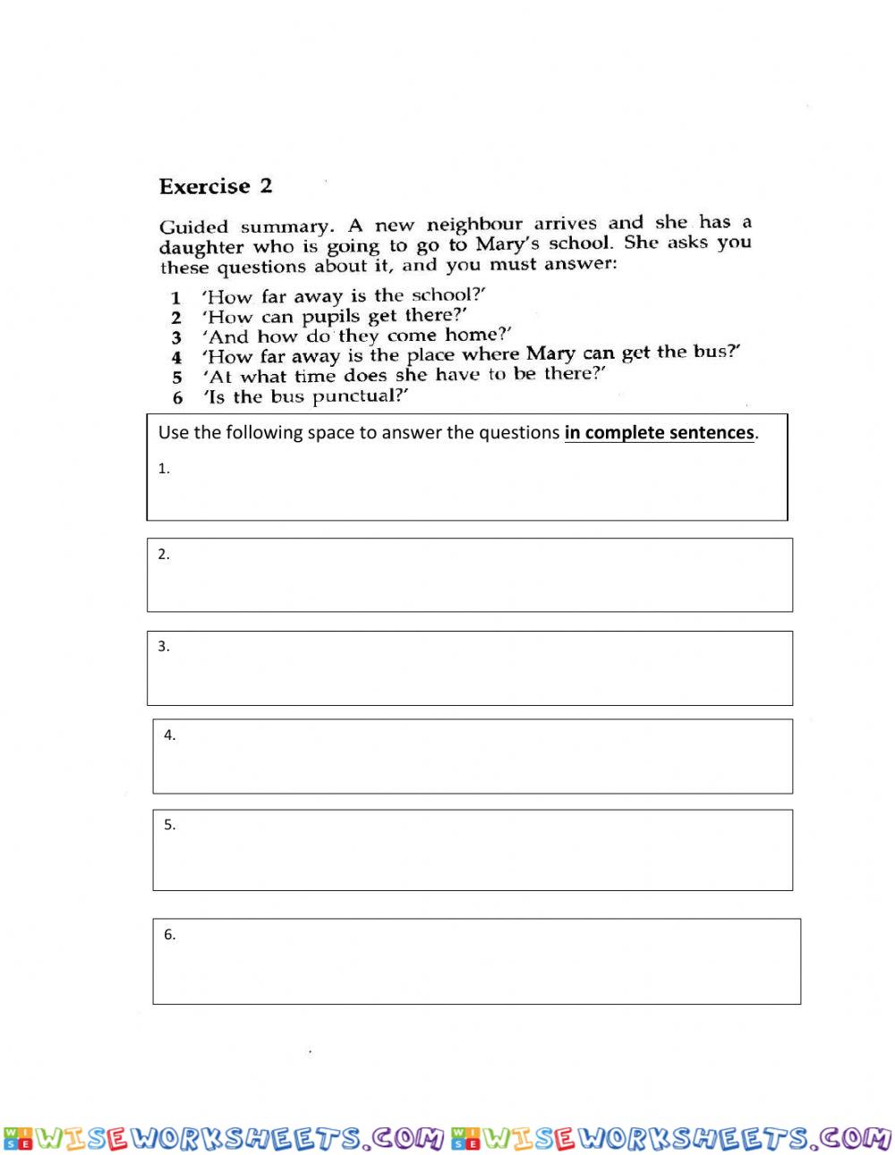 worksheet