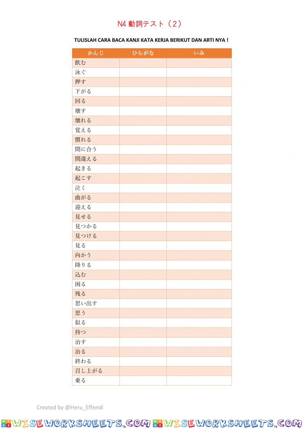 Soal kata kerja (2)