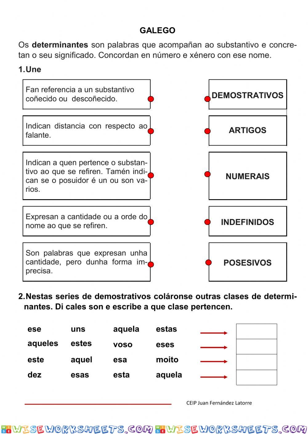 Ficha 6 Determinantes