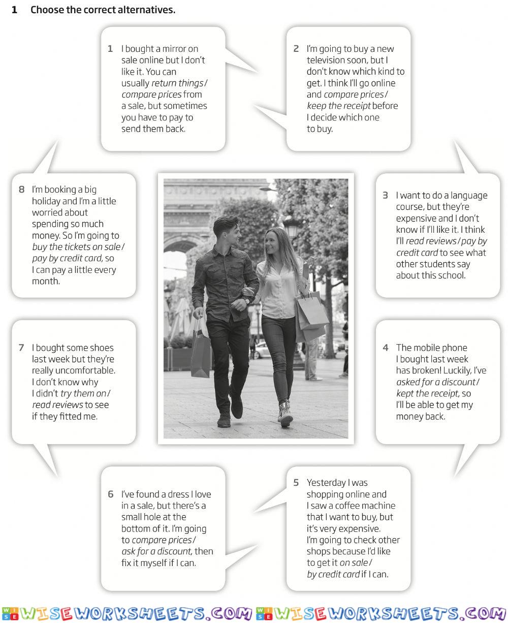 Roadmap A2+ 5C Vocabulary: Shopping