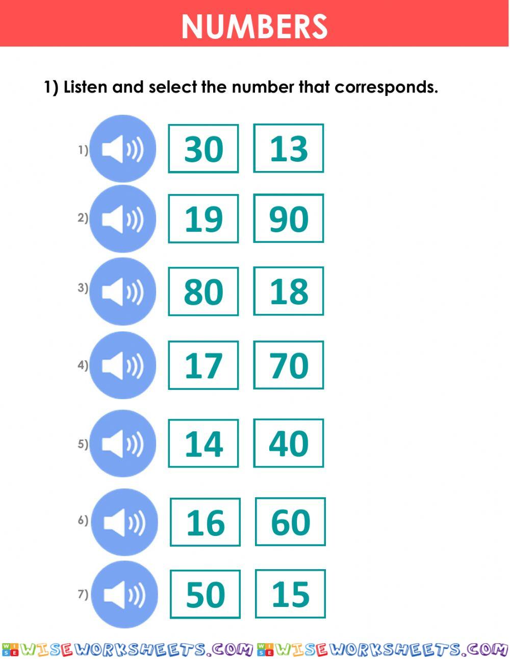 worksheet