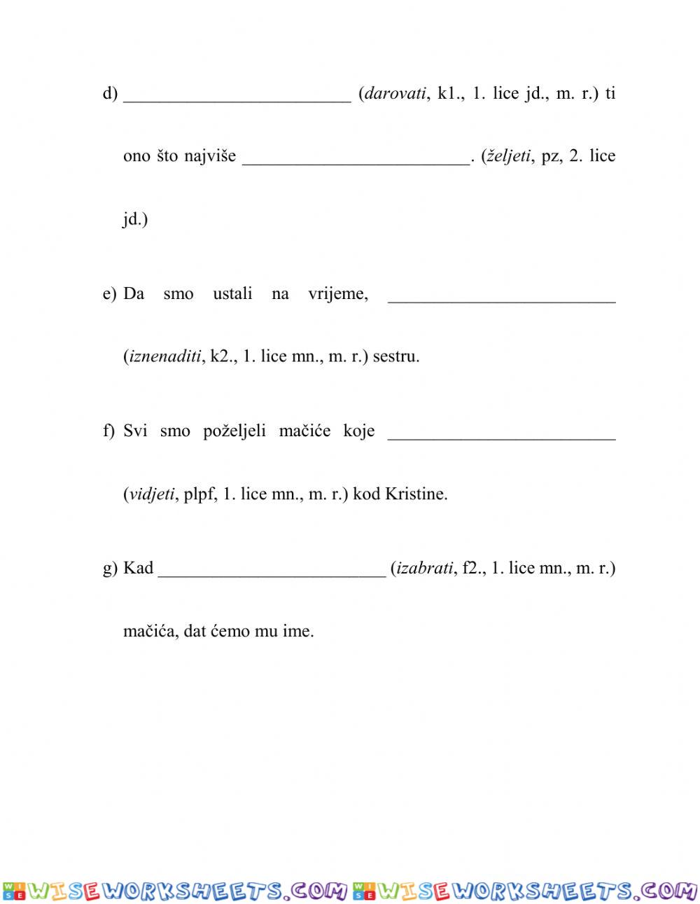 worksheet