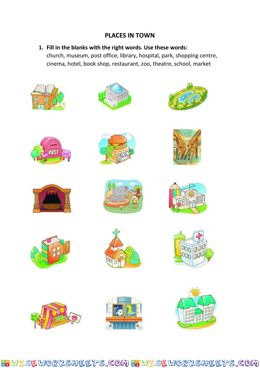 Places in town