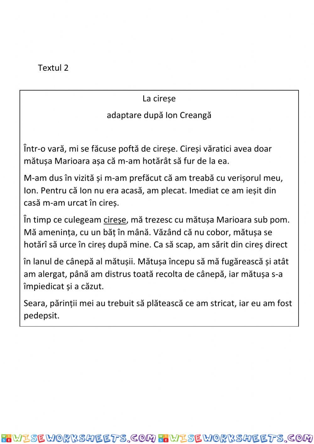 worksheet
