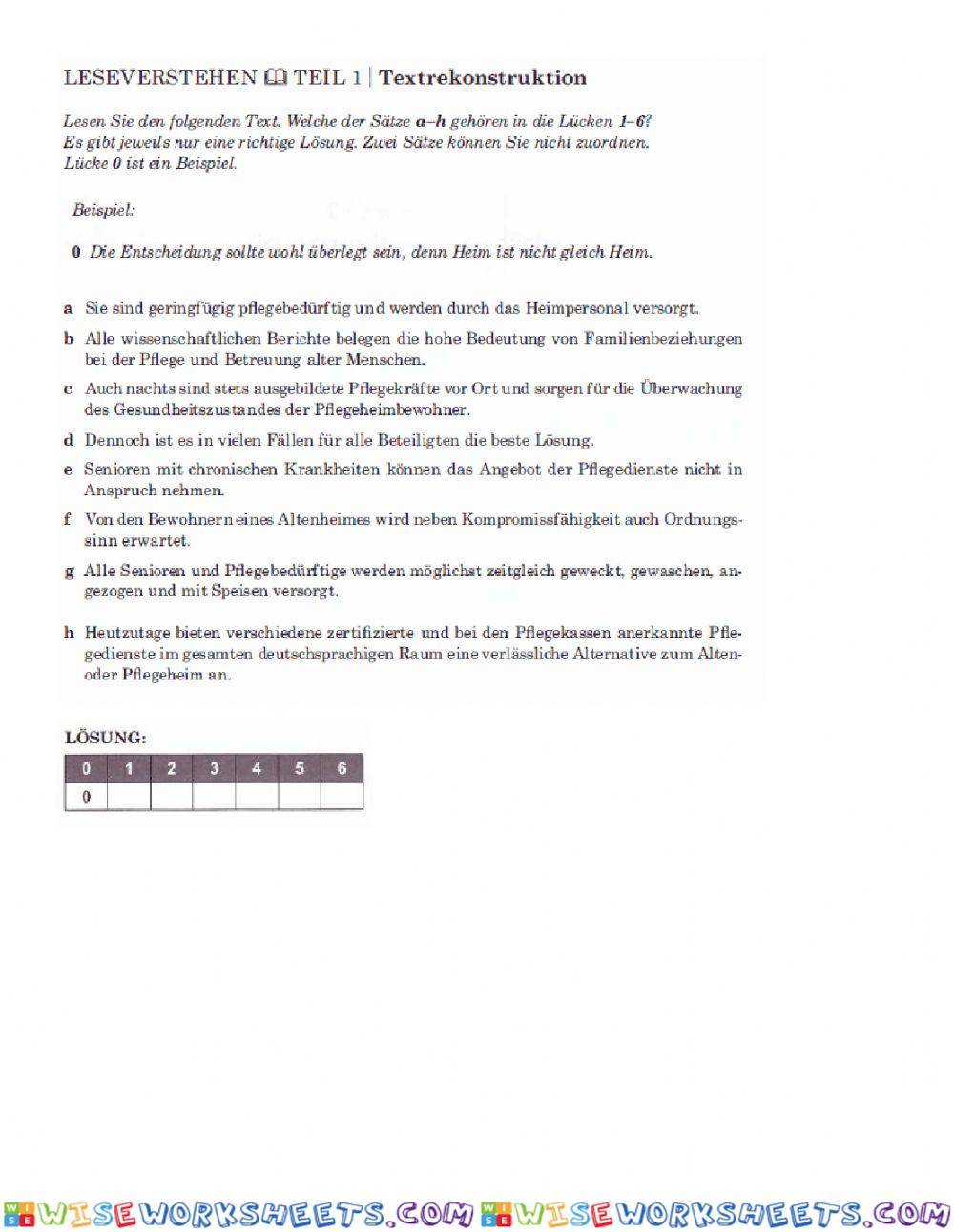 worksheet
