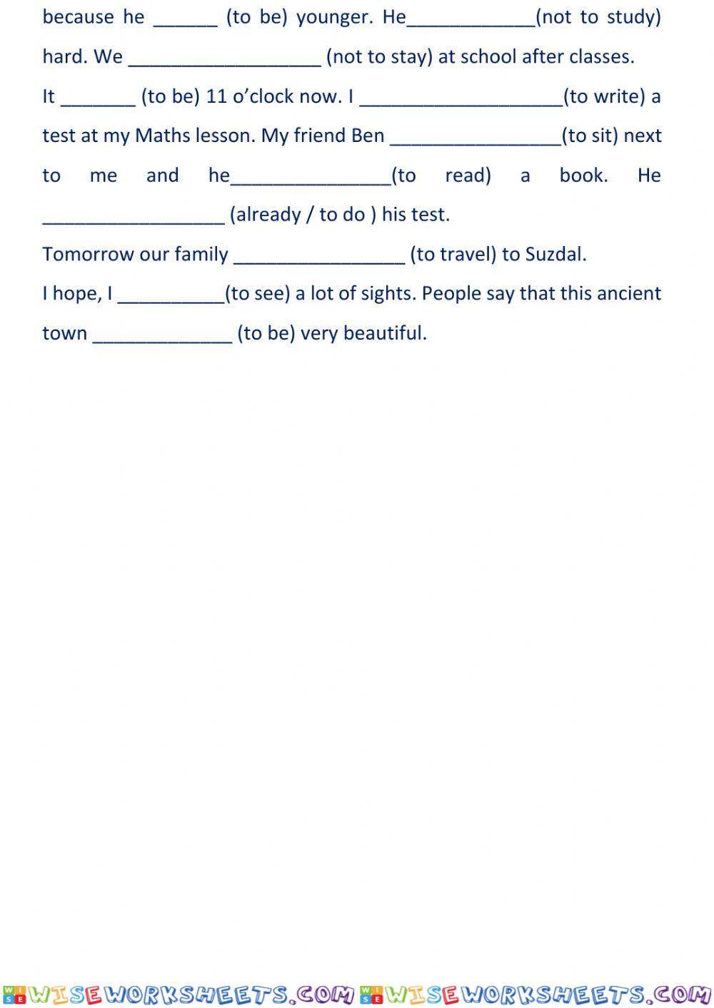 worksheet
