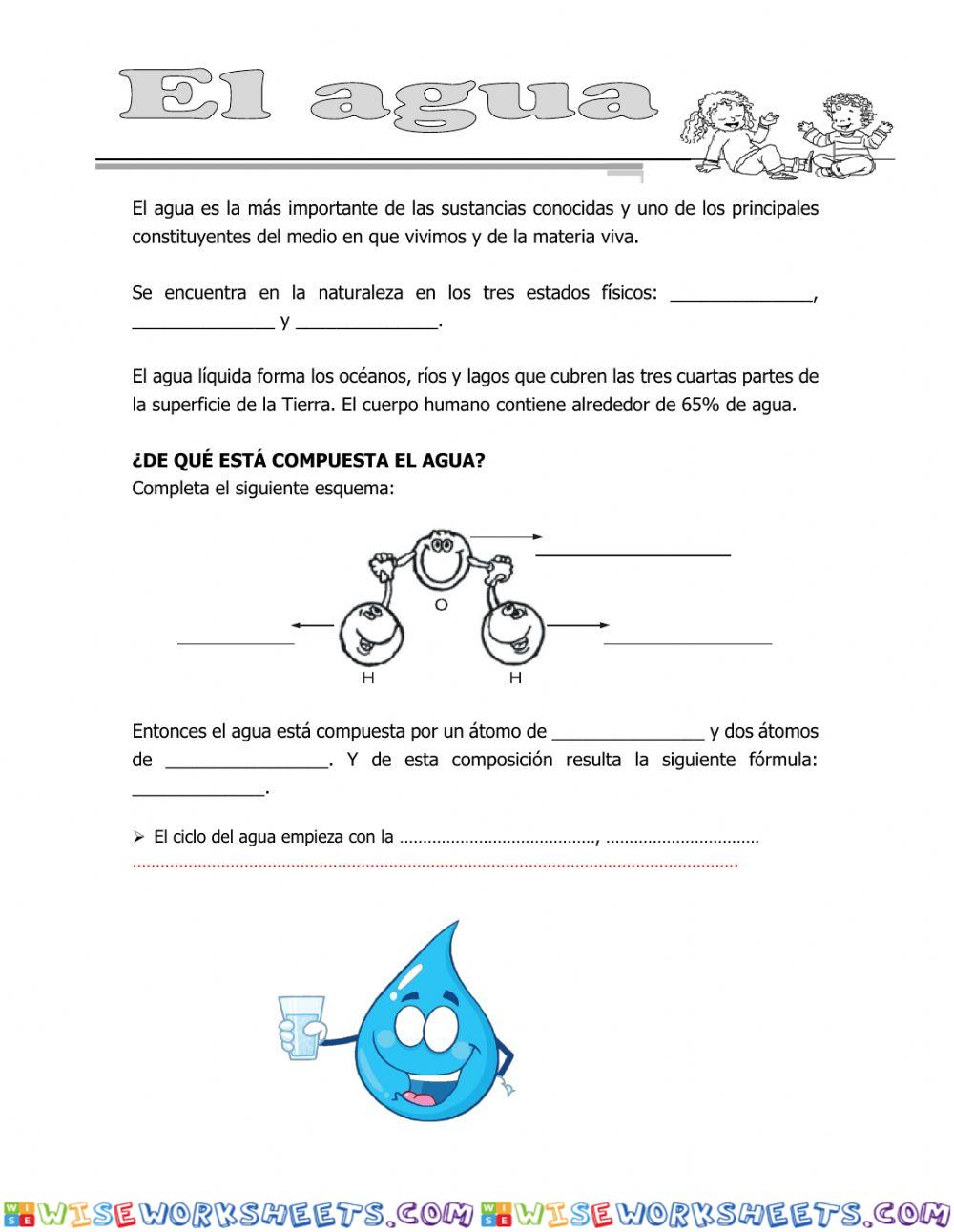 El agua y sus estados