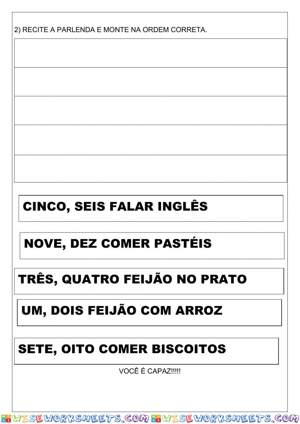 worksheet