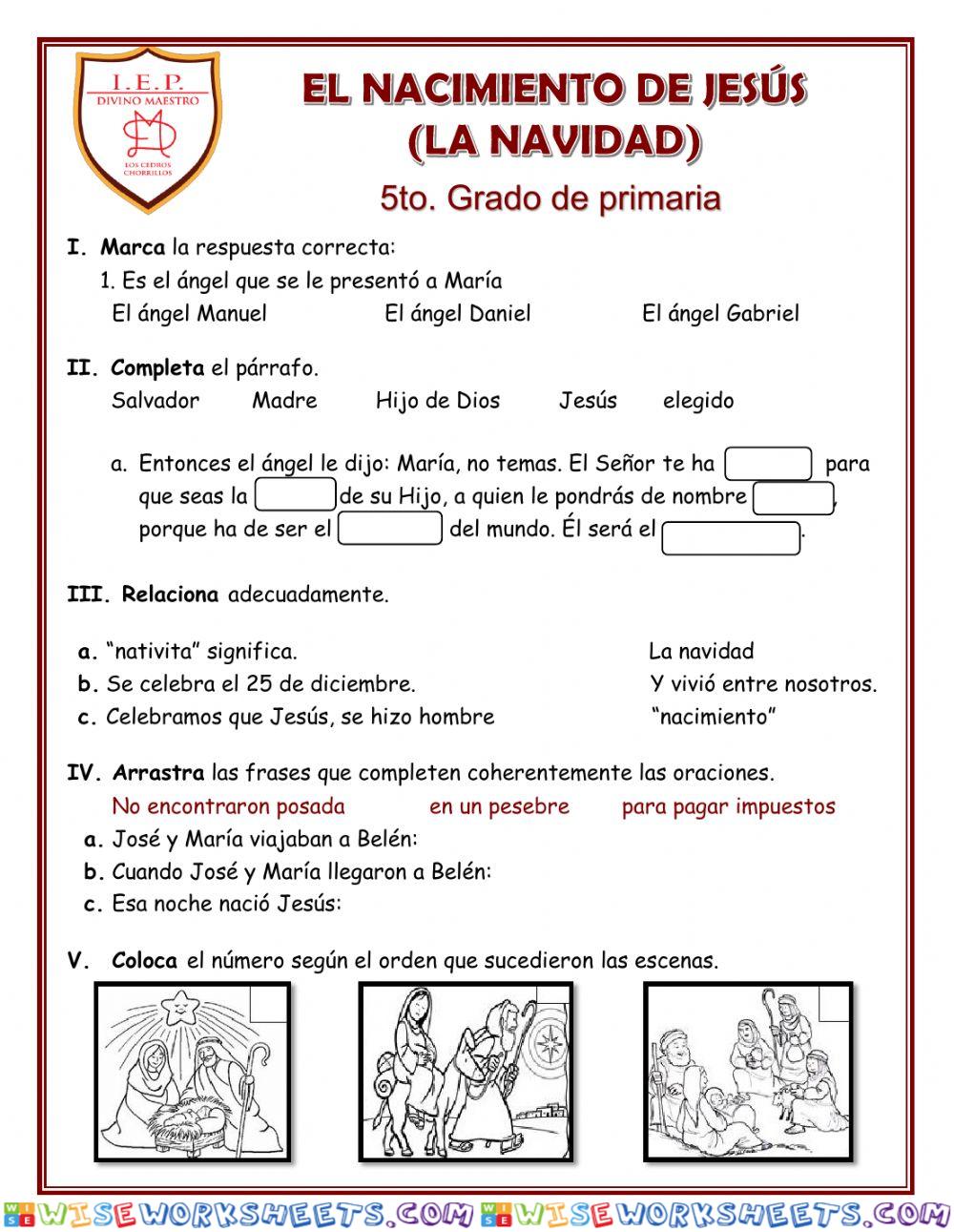 El nacimiento de Jesús