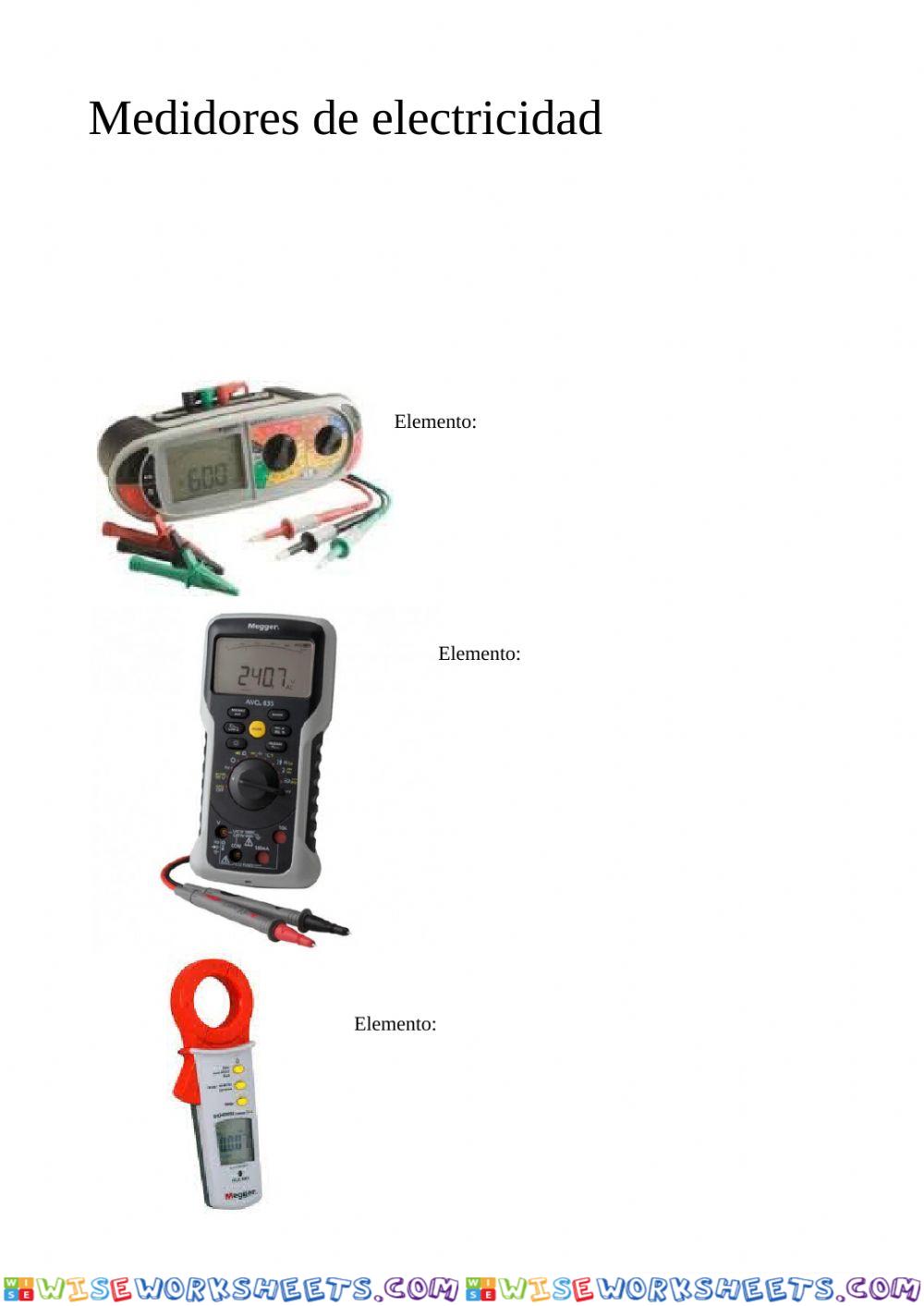 Medidores de electricidad