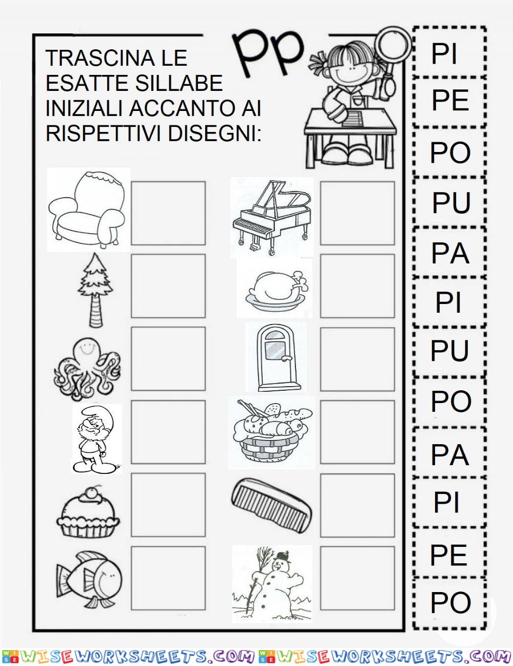 Sillabe P