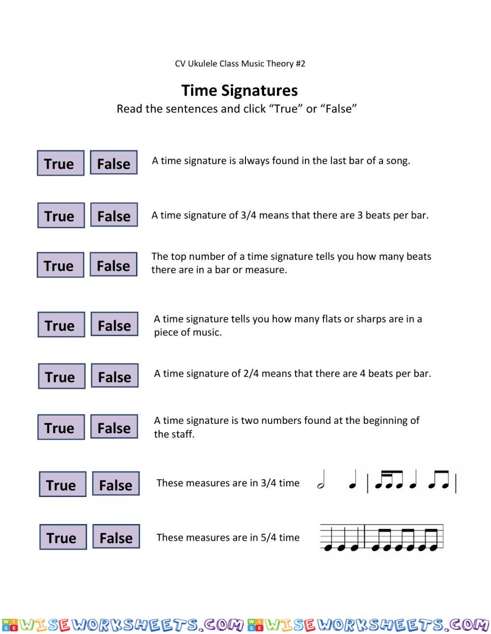 Time Signatures