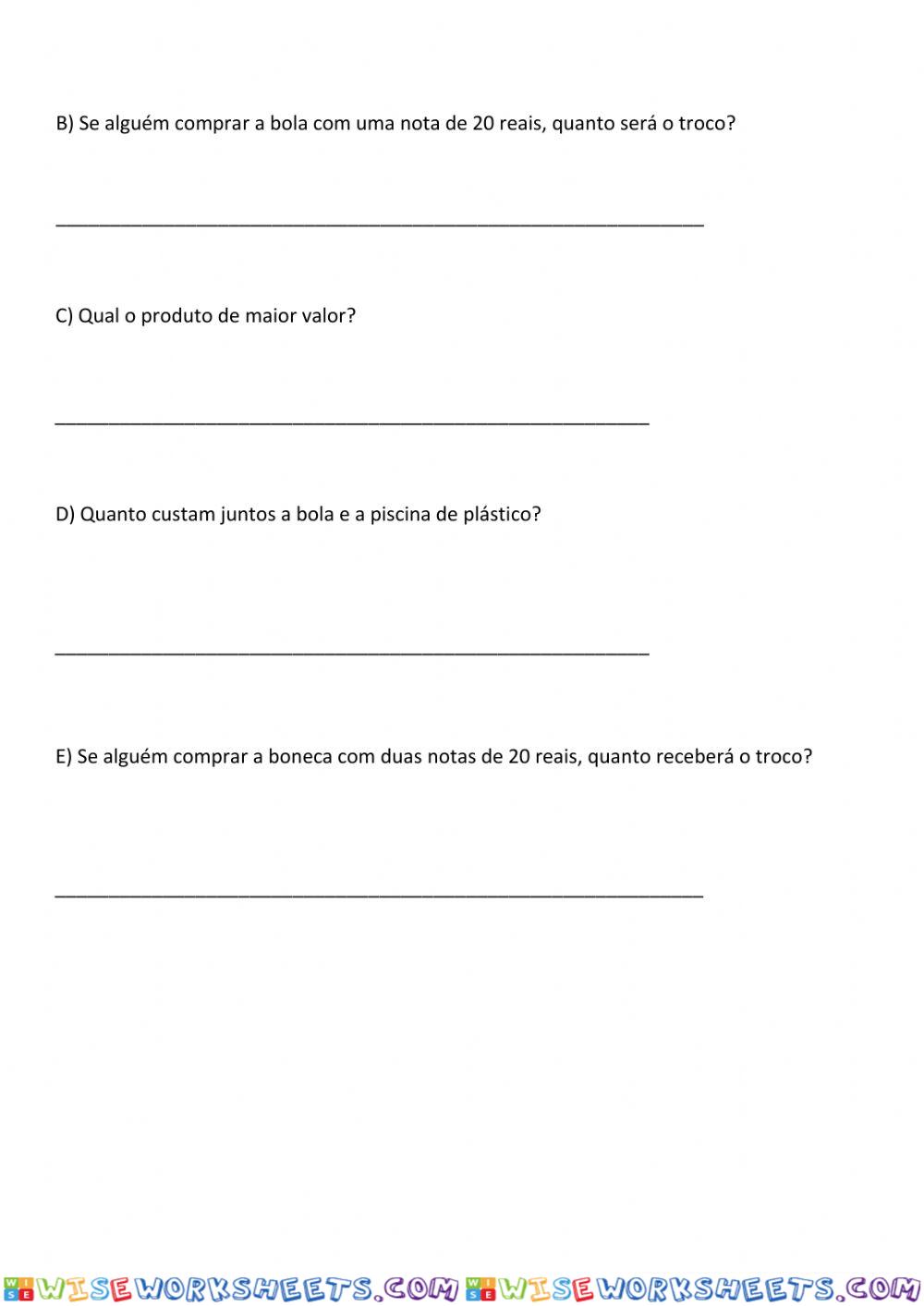 worksheet