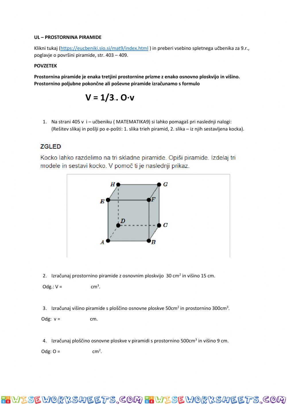 Geometrijska telesa